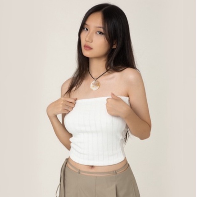 BAE TUBE TOP - Áo ống vải sọc có lót dày dặn co giãn - Newby Shop | BigBuy360 - bigbuy360.vn
