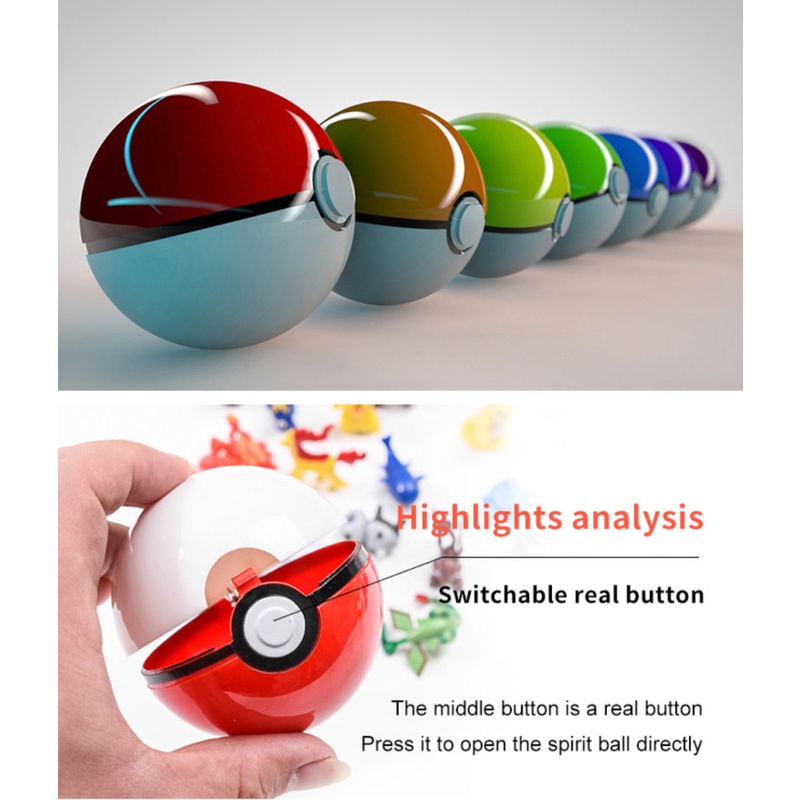 Quả Cầu Pokemon 7CM Đồ Chơi Cho Bé