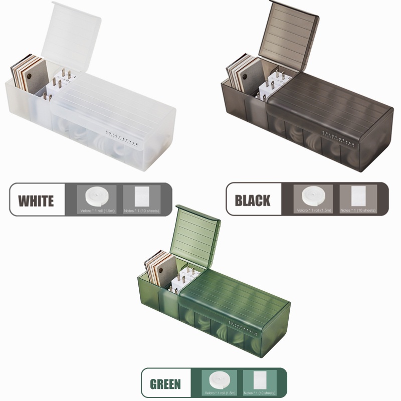 Hộp Đựng Dây Cáp Dữ Liệu Để Bàn Chống Bụi Tiện Dụng Ốp