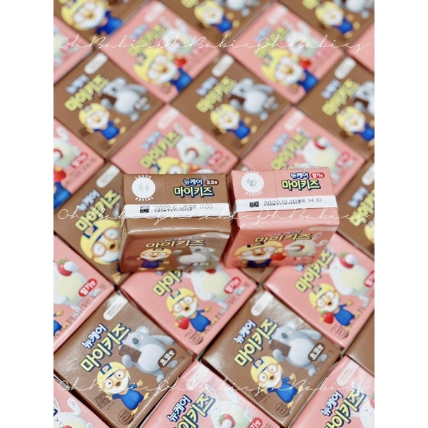 Sữa nước PORORO vị dâu/socola 150ml, hỗ trợ tăng chiều cao và cân nặng [OH BABIES]