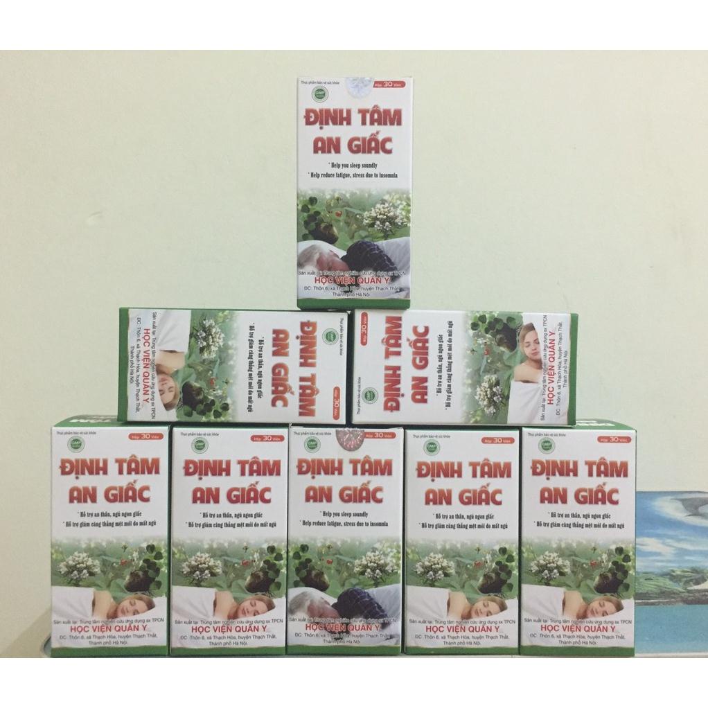 4 Hộp Định Tâm An Giấc của Học viện Quân Y giúp dễ ngủ, hết mất ngủ với thành phần 100% từ thảo dược ..