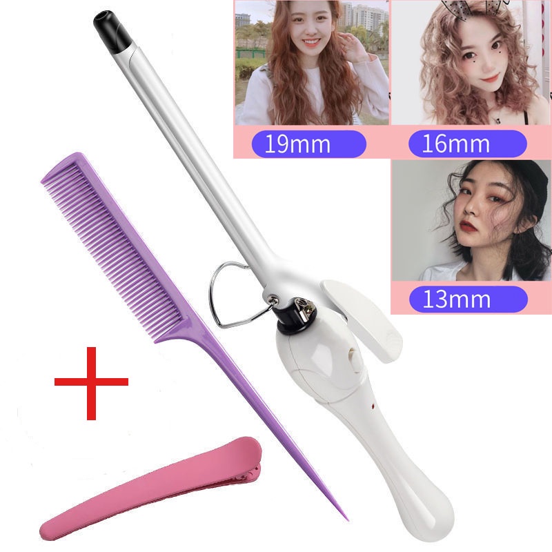 Máy Uốn Xoăn Gỉa Lọn Bé Uốn Tóc Nam Nữ Xoăn Xù Mì Nhiều Size Máy 9mm ,13mm, 16mm