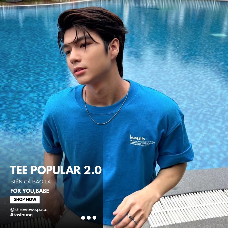 Áo thun 𝗧𝗘𝗘 𝗣𝗢𝗣𝗨𝗟𝗔𝗥 𝟮.𝟬 ®️ - 𝑯𝒂̀𝒏𝒈 𝒄𝒉𝒊́𝒏𝒉 𝒉𝒂̃𝒏𝒈