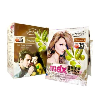 Gội là nâu - dầu gội nhuộm thảo dược màu nâu bolsa