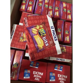 Bánh Ritz mini Ritz Bits Cheese mini Mỹ thùng 336g 12 gói