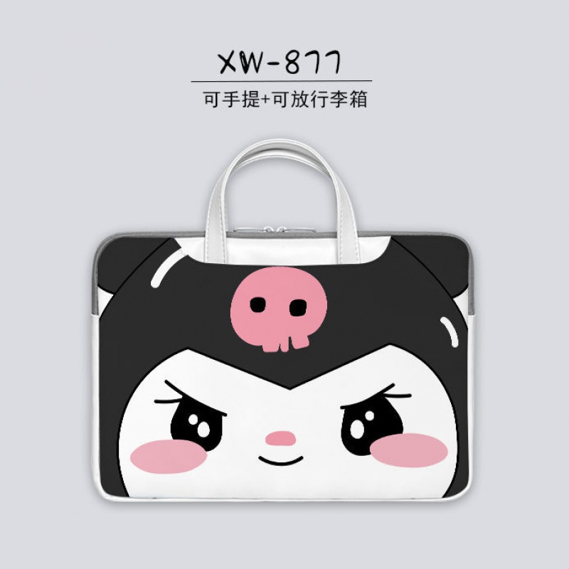 Túi Đựng Bảo Vệ Laptop Notebook 17-inch Họa Tiết Kuromi Hoạt Hình Dễ Thương