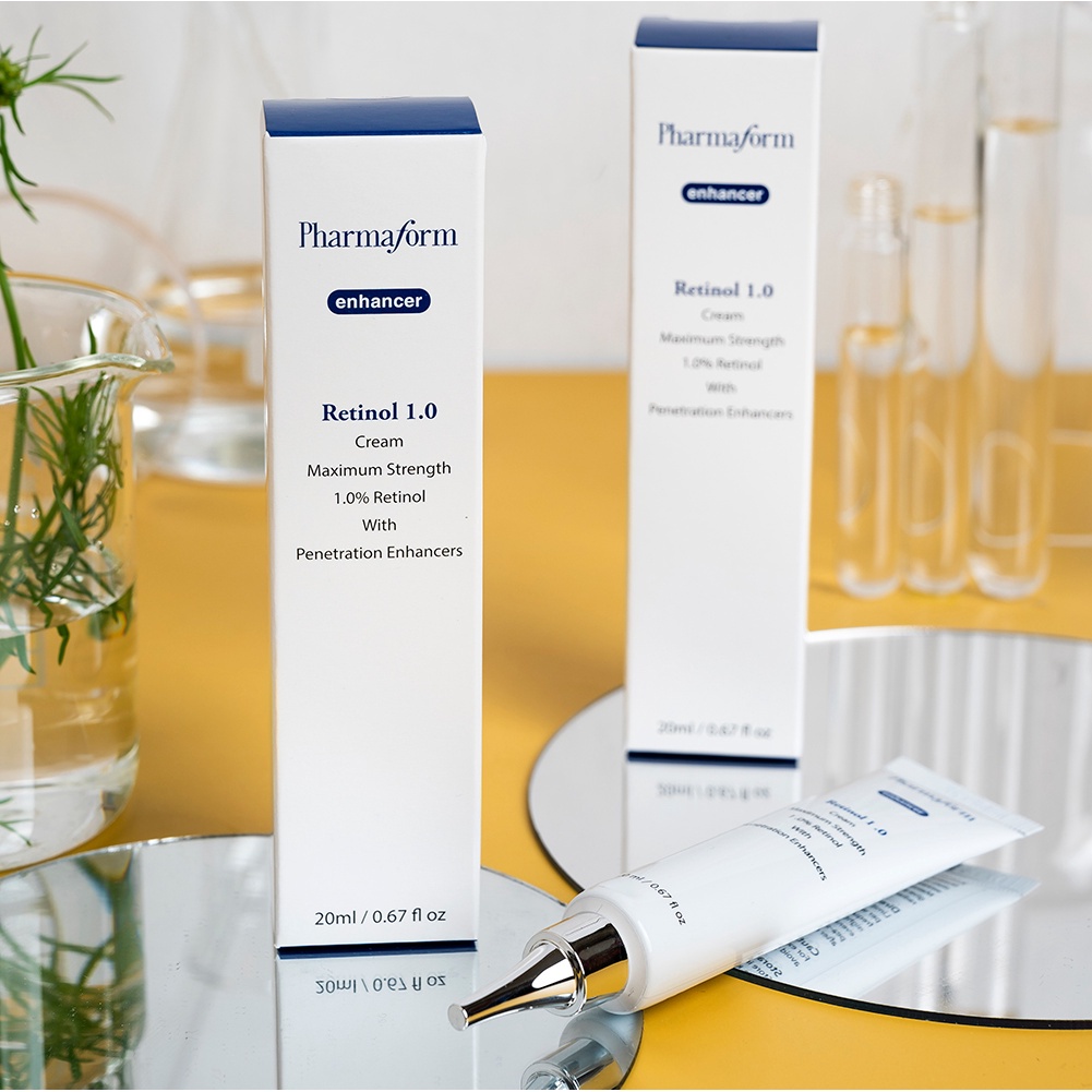 Tinh chất Pharmaform Retinol 1% Enhancer hỗ trợ tái tạo da, giảm nếp nhăn, chống lão hóa, làm đều màu da 20g