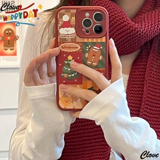 Ốp Điện Thoại Họa Tiết Giáng Sinh / Bánh Gừng / Halloween Cho iPhone13pro / xs xr128p Max 11