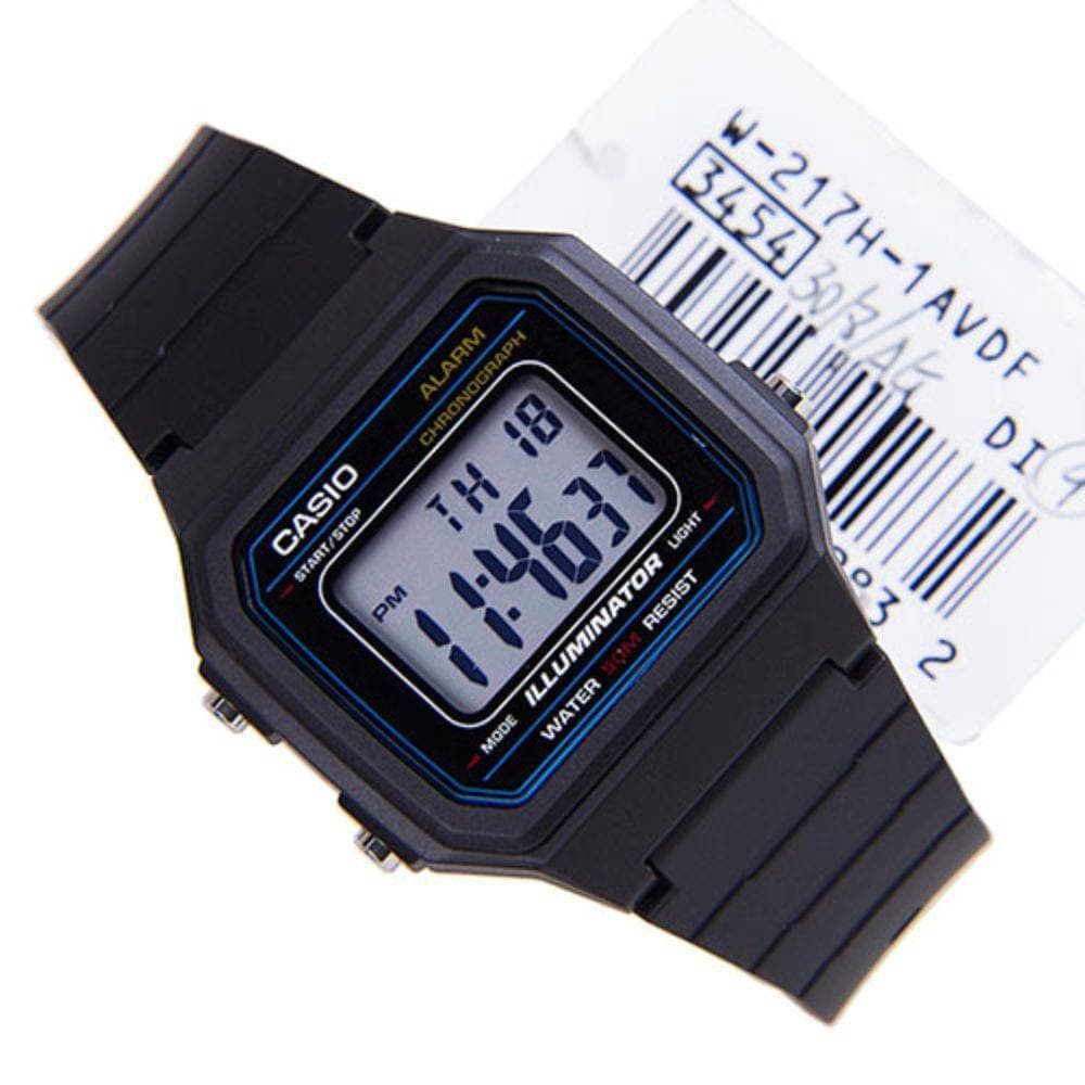 Đồng Hồ Nam Casio W-217H-1AVDF Dây Nhựa - Chống Nước 50m - Pin 7 Năm