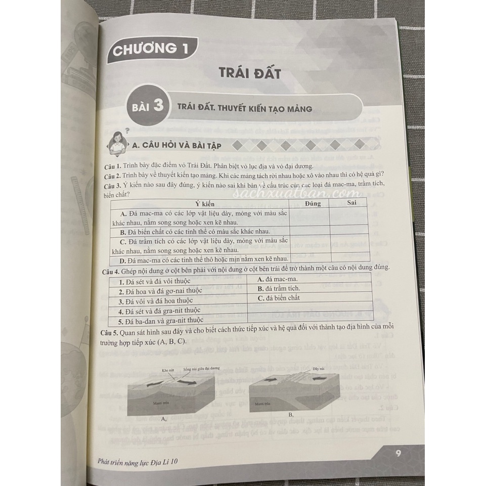 Sách Phát Triển Năng Lực Địa Lí 10 (Biên Soạn theo chương trình Giáo dục phổ thông mới)