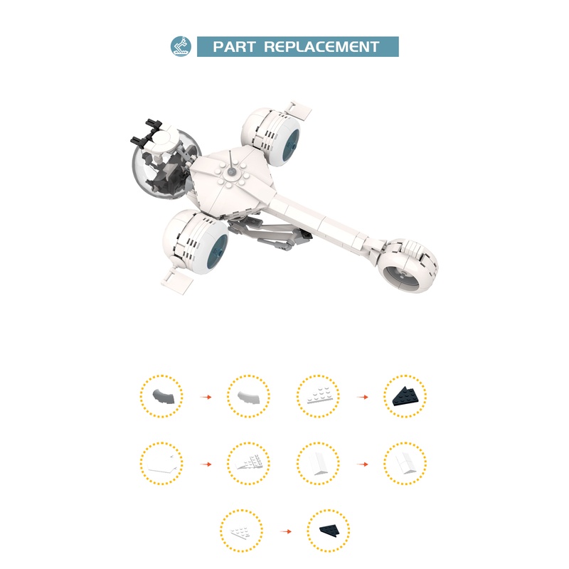 Bộ Đồ Chơi Lắp Ráp Mô Hình Tàu Thuyền Oblivion 380 Mảnh