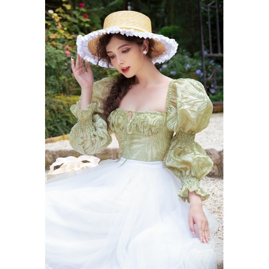 BEL ANGE - Áo tay dài và chân váy công chúa siêu bồng Princesse Set