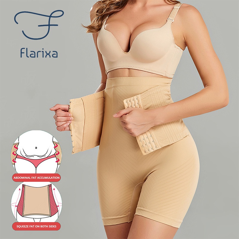 Flarixa Quần Lót Lưng Cao Định Hình Eo Thon Size XS-5XL