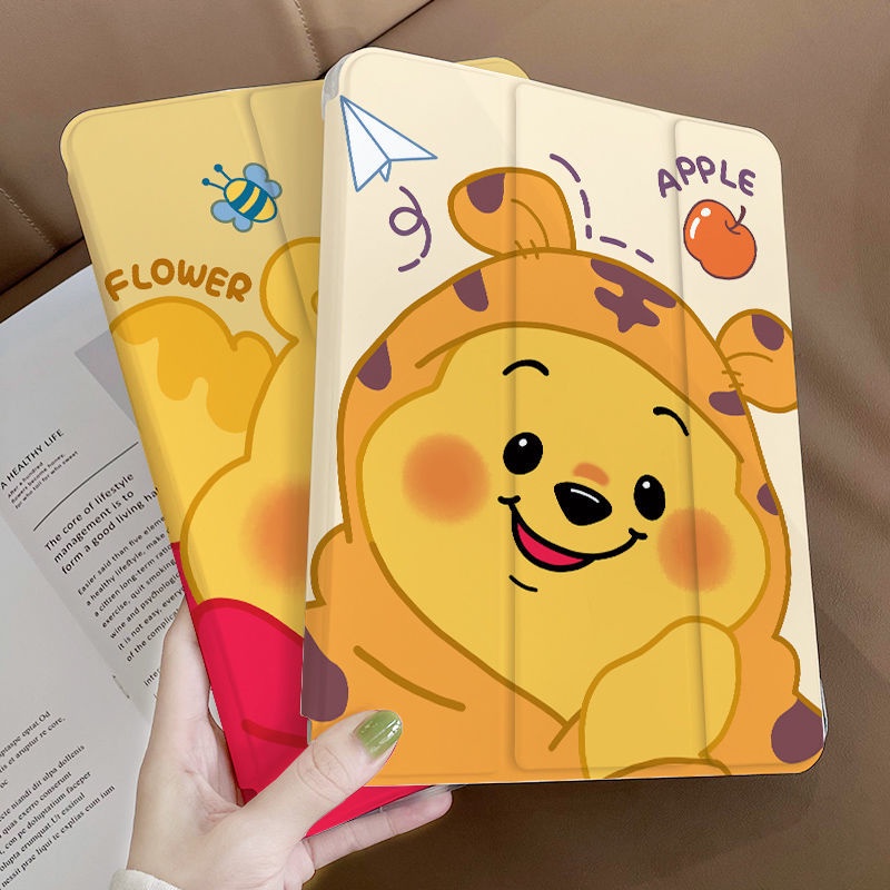 Ốp Máy Tính Bảng TPU Mềm Hình Gấu Pooh Dễ Thương Cho iPad GEN 7 / 8 / 9 10.2 "Air4 Air5 Pro11" Pro12.9 "2020 / 2021 mini6