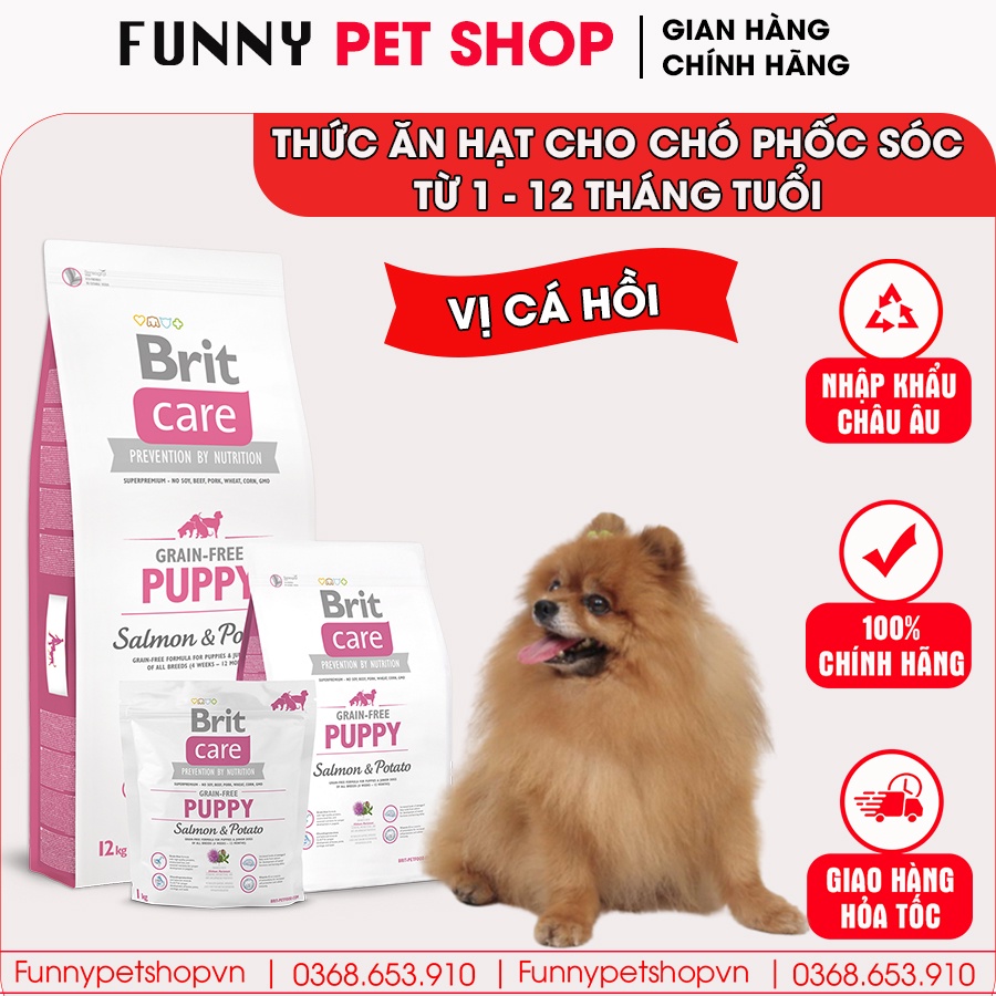 Hạt cho Phốc Sóc vị cá hồi loại cao cấp sử dụng cho chó từ 1-12 tháng | Nhập khẩu Châu Âu, Top 1 Cộng Hòa Séc