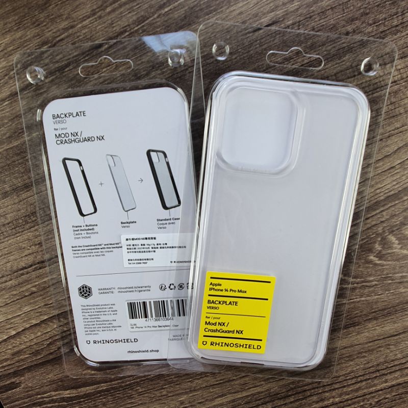 Tấm mặt lưng dùng chung ốp viền Rhinoshield cho iPhone 14 / Plus / Pro / Pro Max