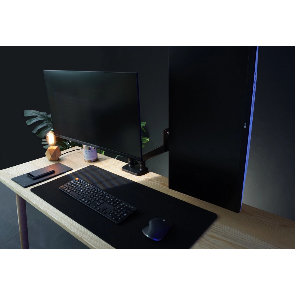 Giá Đỡ ARM 2 Màn Hình Human Motion M8  Màu Đen