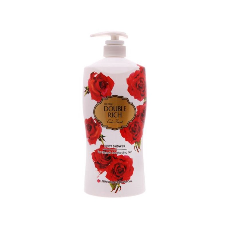 . sữa tắm dưỡng da Double Rich hương hoa hồng 550g