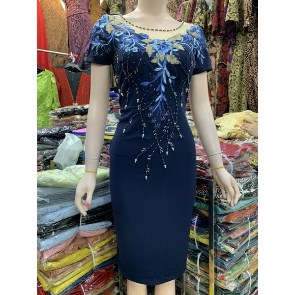 Váy Đầm dự tiệc trung niên thiết kế cao cấp số lớn nhiều mẫu mới
