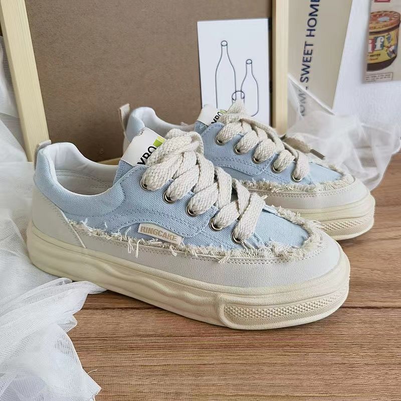 Giày Thể Thao Vải Bạt Đế Dày Thời Trang Hè Năng Động Dành Cho Nữ 2022
