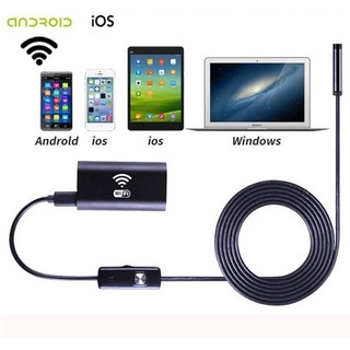 Camera nội soi chống nước dây 3,5 mét wifi ios,android endoscope ypc ø8mm hd720p