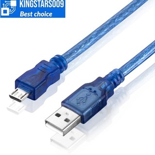 Cáp dữ liệu USB Type A sang Micro USB, Type B 30cm dùng nạp code Arduino