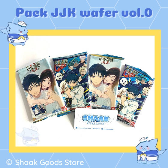 Pack nhân phẩm thẻ Jujutsu Kaisen - Chú thuật hồi chiến kèm bánh xốp vol.0