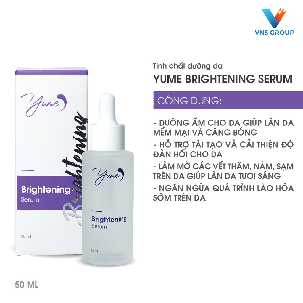 Serum ngăn ngừa lão hóa Yume Brightening dưỡng sáng mờ thâm trên da 50ml