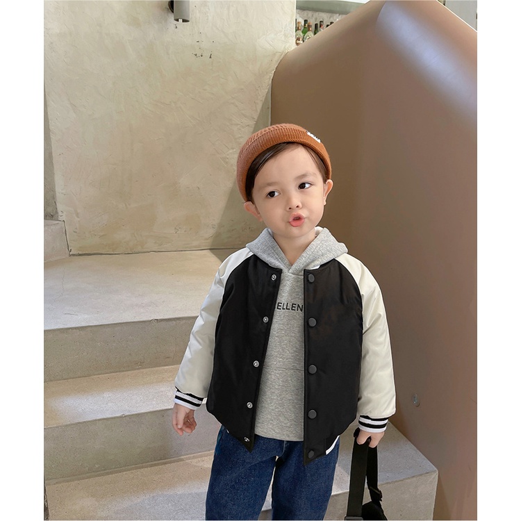 Áo khoác bóng chày loại đẹp cho bé trai Sukun shop Áo bomber gió trẻ em Kunkids