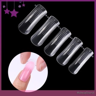 [Hàng mới về] 20 / 100 Móng tay giả trong suốt tiện lợi chuyên dùng