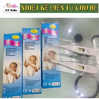 NHIỆT KẾ ĐIỆN TỬ CHO BÉ - KIỂM TRA THÂN NHIỆT CHO BÉ CHĂM SÓC SỨC KHOẺ BÉ