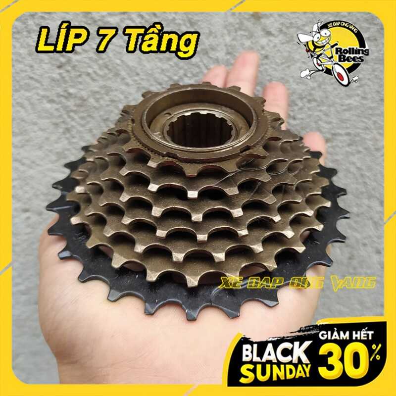 Nhông Líp 7 Tầng xe đạp cuộc, xe đạp địa hình Siêu bền