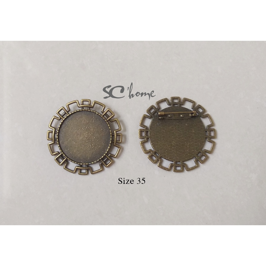 SC-Phôi cài áo size lớn