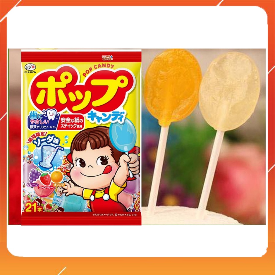 Kẹo mút trái cây Fujiya Chống sâu răng cho bé Nội Địa Nhật