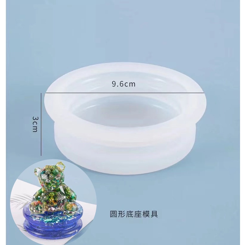 Hình Chữ Nhật Tròn Hình Kim Cương Đế Hình Học Thạch Cao Khuôn Silicon Tự Làm Xe Hương Liệu Khuếch Tán Đá Coaster Bàn Xoay Khuôn Xi Măng