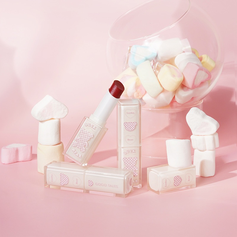 Son Thỏi Bóng GOGO TALES Bear Brick Mirror Light Watery Lipstick