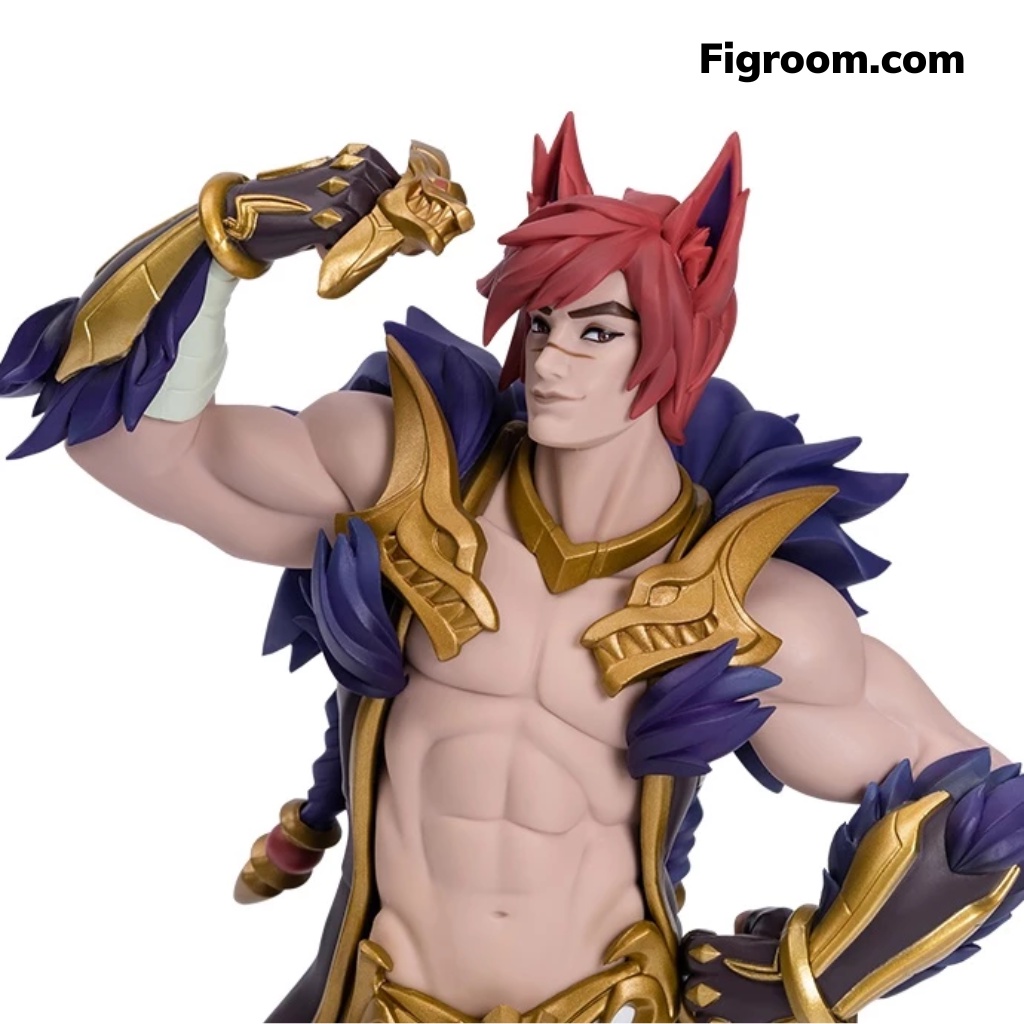 Mô hình LoL Sett Unlocked Statue 28cm Chính hãng Riot Games - Figure LMHT Liên Minh Huyền Thoại