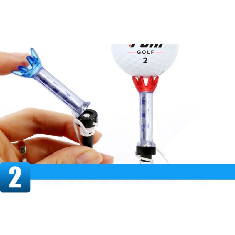 TEE GOLF DÂY- TEE GOLF NHỰA CÓ CHÂN CẮM PHỤ- TEE GOLF PGM