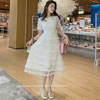Đầm lụa phối tầng cao cấp,Đầm lụa phối tầng cao cấp