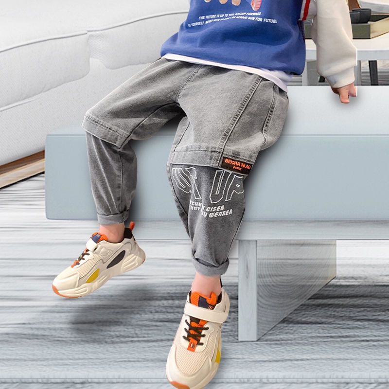 Quần Jean Dài Thời Trang 2022 Cá Tính Cho Bé Trai