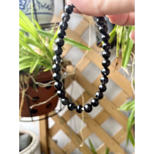 Vòng tay tóc đen size 6li