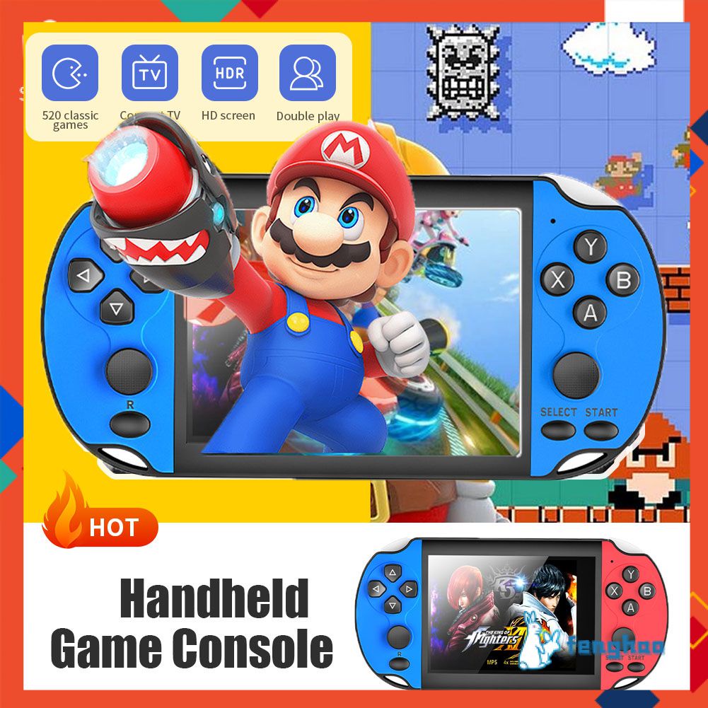 Máy Chơi Game Cầm Tay Psp X7 GBA SFC Tích Hợp 1200 Trò Chơi Cổ Điển PK X6 X12