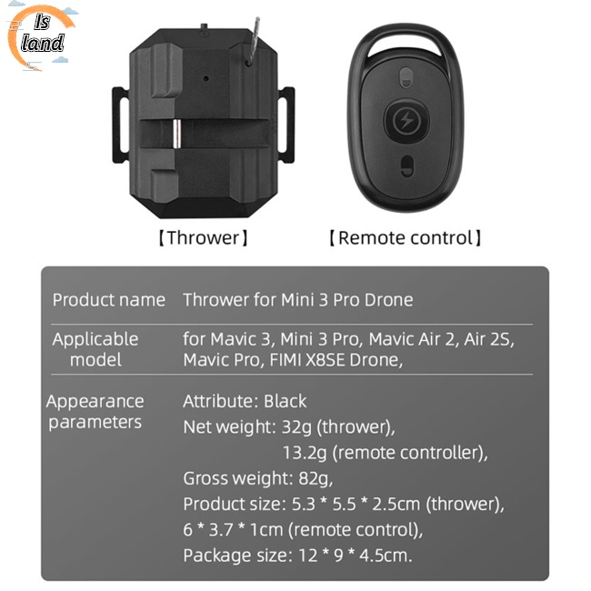 Hệ Thống Ném Khí Cho Dji Mini3 Pro / Mavic 3 / Air2 Uav