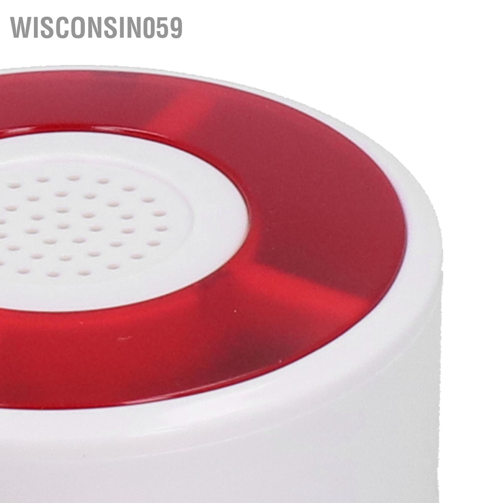 [Hàng Sẵn] Đèn LED âm thanh ánh sáng Cảnh báo cháy nhấp nháy Hệ thống an toàn cảm biến Decibel cao【Wisconsin059】