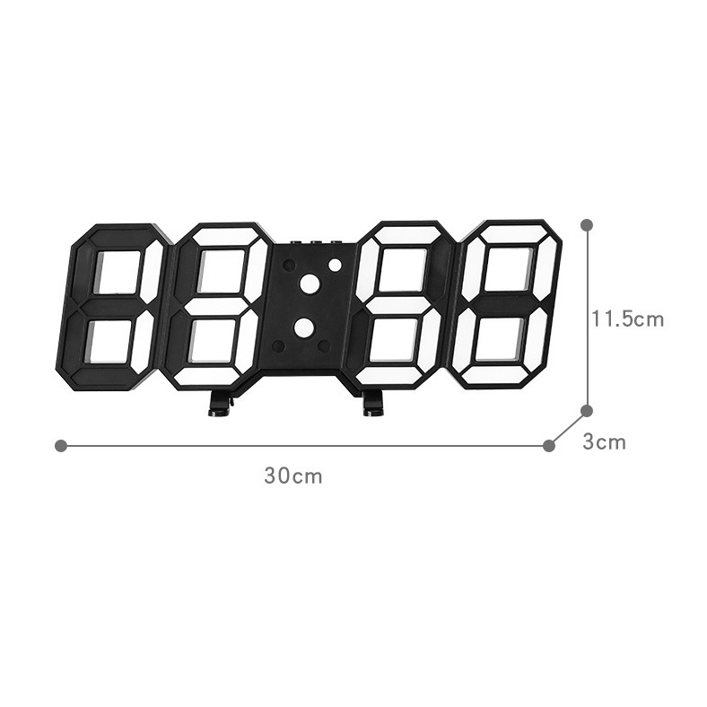 Đồng hồ led đếm ngược phút giây 3D remote - D0720