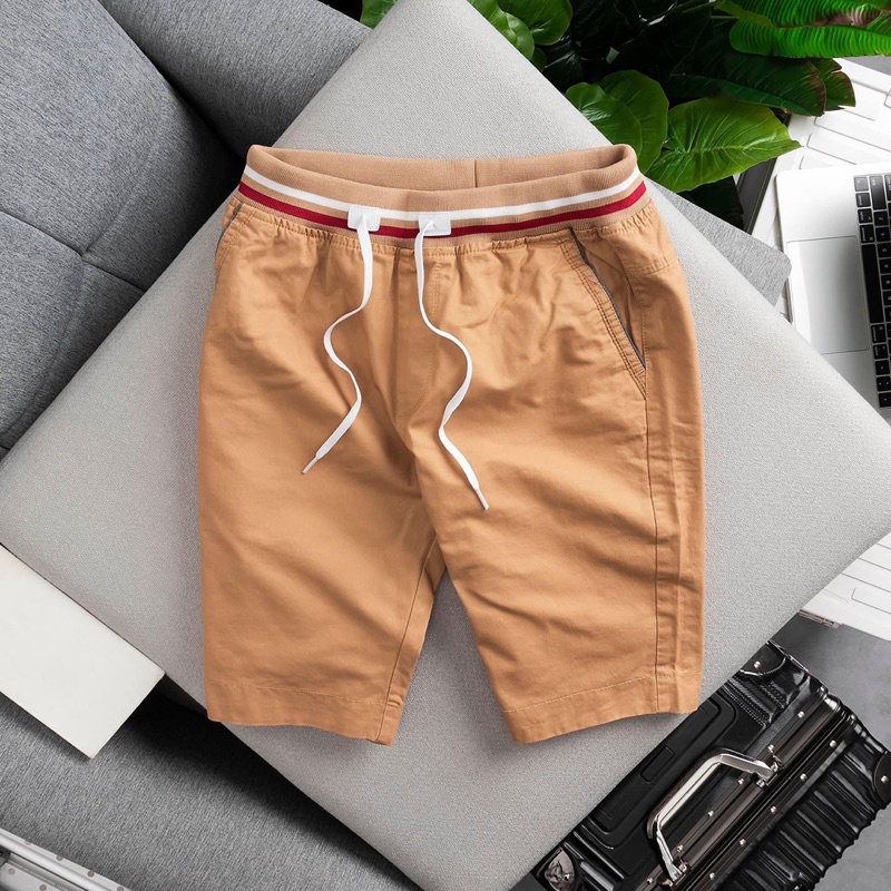 Quần sọt kaki nam lưng thun LD99