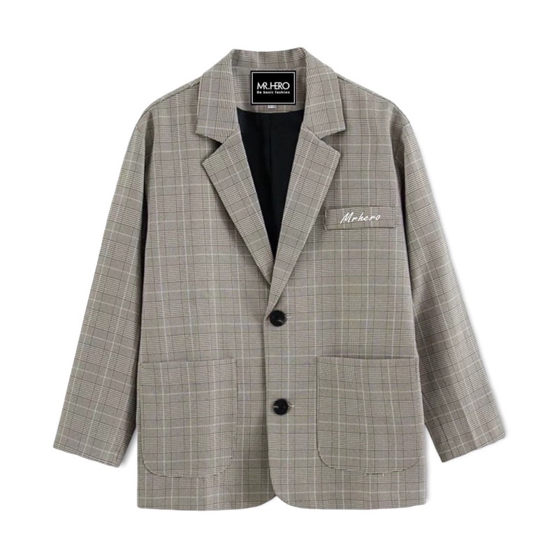 Áo vest nam Blazer Hàn Quốc phong cách thời trang đơn giản giá chỉ 299k -Q&Q STORE