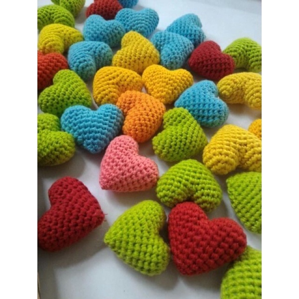 Móc khoá len hình trái tim ❤️