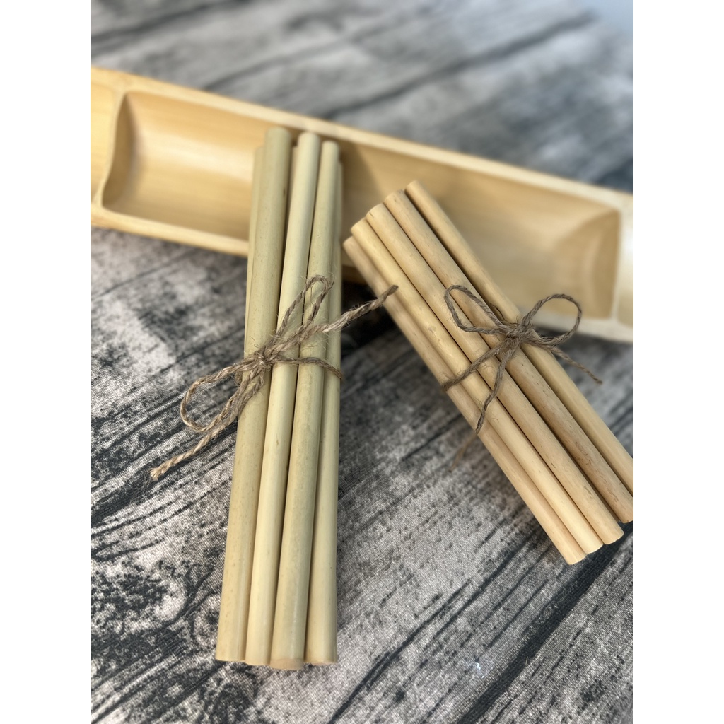 ỐNG HÚT GỖ TRE  TỰ NHIÊN , AN TOÀN CAO CẤP 15CM