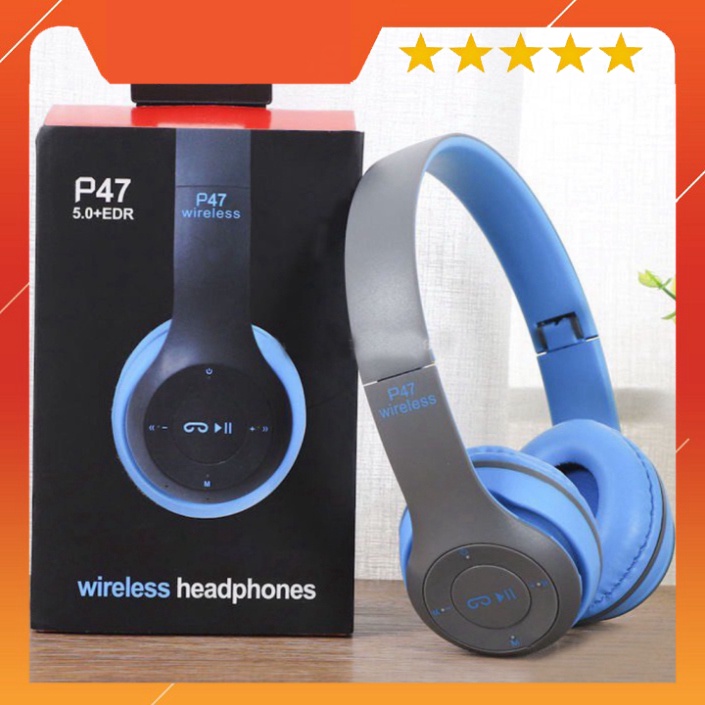 Tai nghe bluetooth tai Mèo, P47 có khe cắm thẻ nhớ - Âm Thanh Đỉnh Cao